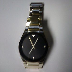 NEW MEN'S GOLD BRACELET WATCH